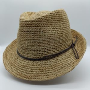 Chapeau petit bord paille raphia