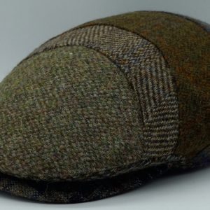 casquette plate Patchwork horizontal