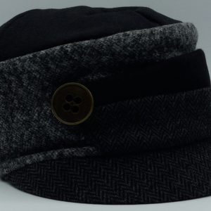 casquette femme laine Patchwork