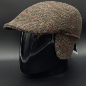 casquette plate classique+caches-oreilles