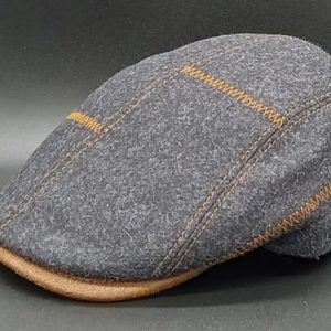 casquette plate couture zigzag