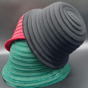 chapeau feutre cloche torsadé imper