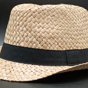 Chapeau paille petit bord classique