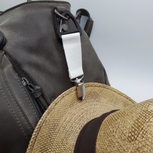 Pince porte chapeau mousqueton
