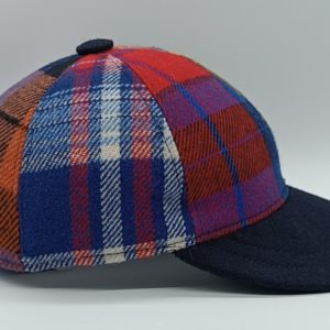 baseball laine patchwork écossais