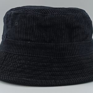 bob velours côtelé noir