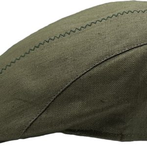 casquette plate Lookhat chanvre avec surpiqûres