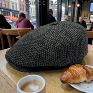 casquette Stetson 6 pans + bouton laine