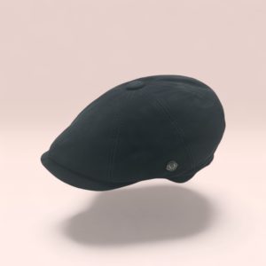 casquette 8 pans cuir